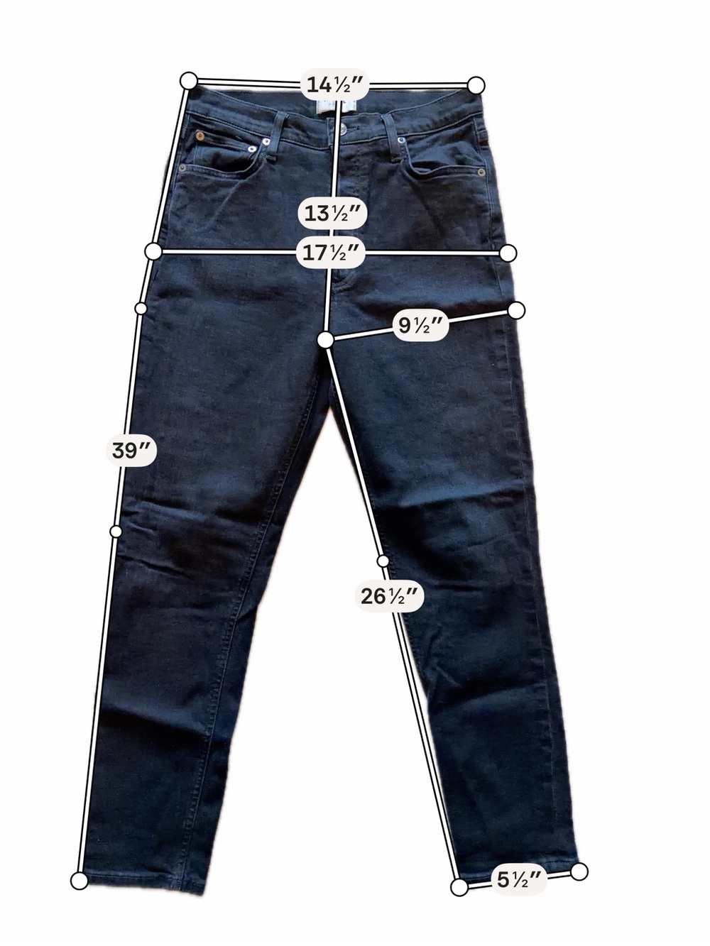 Agolde Women's Skinny Jeans in Black
